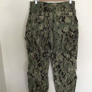 US navy nwu type iii green digital trousers size 33 extra short